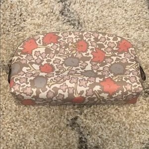 Coach floral print cosmetic case